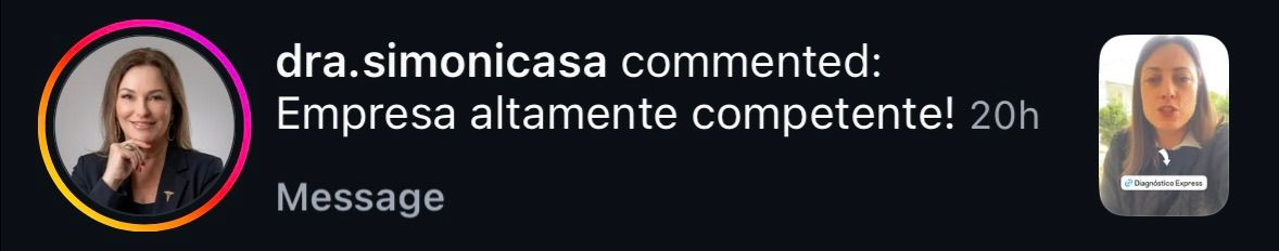 Feedback de cliente sobre a Primora